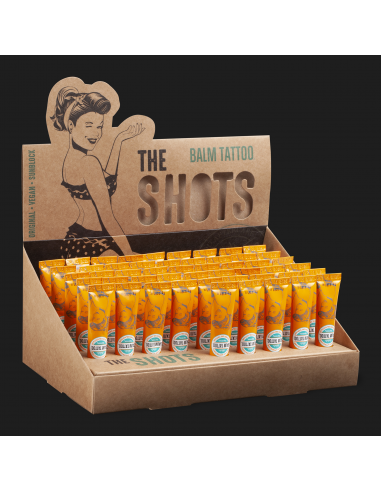 The Shots • Sunblock 70+ Vegano 8g Display 50 units.